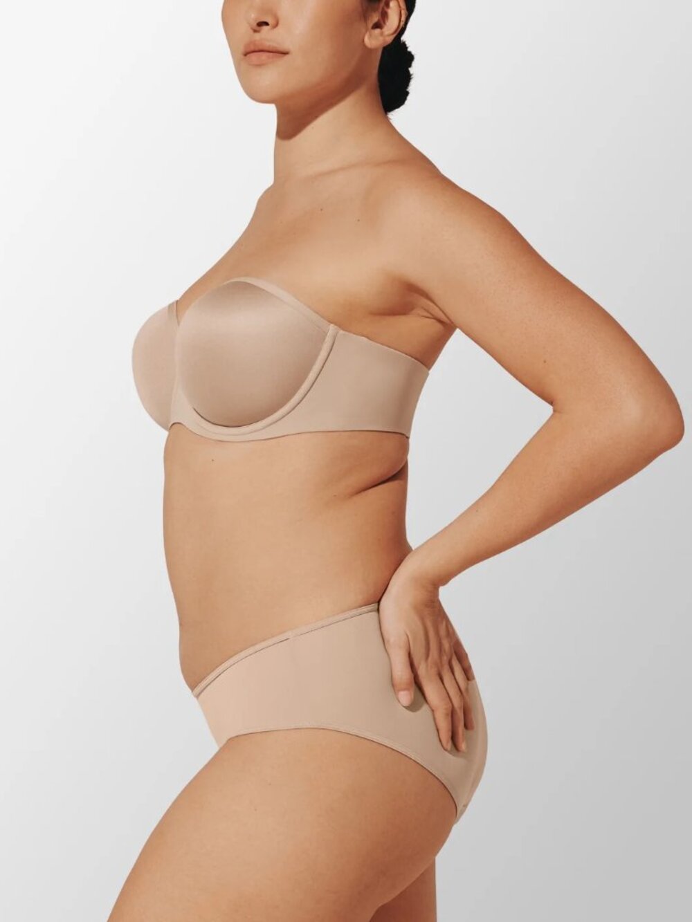 ThirdLove 24/7 Classic Strapless Bra in Taupe